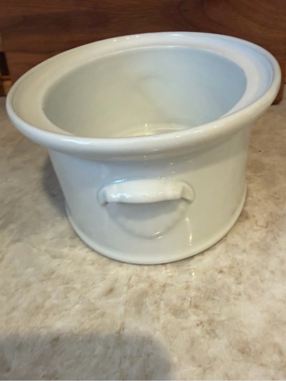 Pillivuyt France porcelain casserole server NO LID